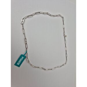 Effy Sterling Silver & 0.28 TCW Diamond Paperclip Chain Necklace